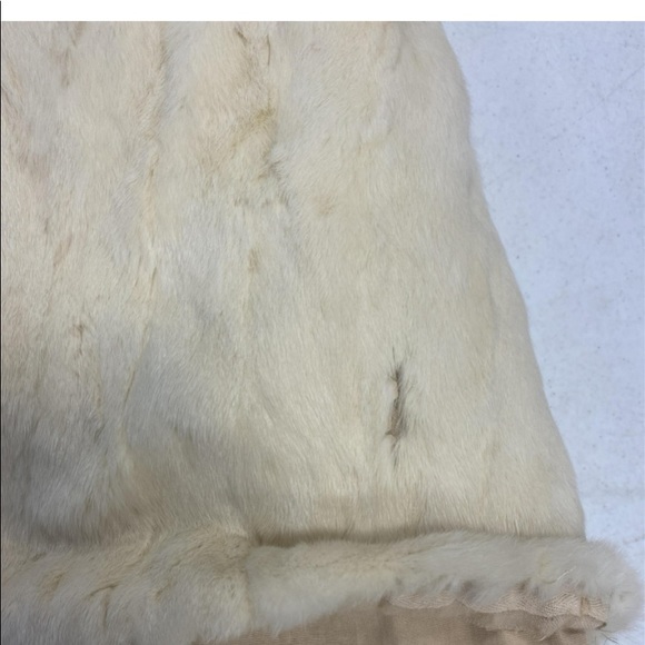 Vintage 1920s Ziegfeld Follies Flapper White Ermine Fur and Fox Collar Coat - Picture 8 of 12